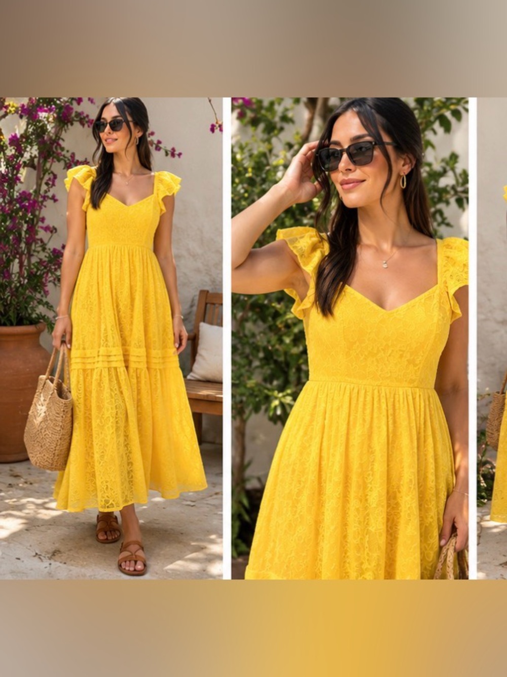 NWT BAND OF THE FREE yellow  Dress